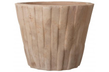 DEROMA CONO CESTRO CERAMIC ROUND CLAY POT 38CM