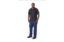 DROMEX BLACK QUICK DRY PREMIUM GOLF SHIRT SMALL