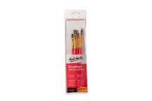 MONT MARTE GALLERY BRUSHES WATERCOLOUR 4 PIECE