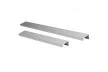 MATT SILVER HANDLE COVER 192MM