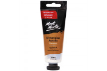 PERM RED CRAFT ACRYLIC PAINT 75ML