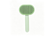 PET COMB PLASTIC OVAL GREEN 8X10CM