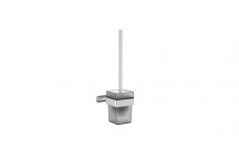 BRUSH TOILET SET ONYX SILVER