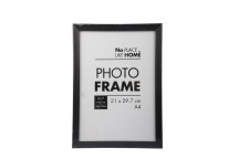 PHOTO FRAME CERTIFICATE BLACK PLASTIC  A4