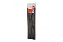 ELECTRICMATE BLACK CABLE TIES 400X4.8MM 100PIECE