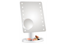 BATTERY OPERATED 10XMAGNIFIER MAKE-UP MIRROR