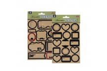 CRAFT STICKER ASSORTED LABELS