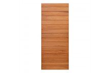 SWARTLAND WIDE HORIZONTAL SLATTED EXTERIOR DOOR WOOD 2032X813MM.