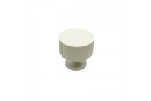 ROCO WHITE FLUTED KNOB 28MM