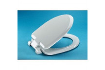 TOILET SEAT AND COVER WHITE DELUXE