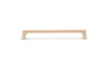 BRUSHED BRASS MODERN D HANDLE 192MM