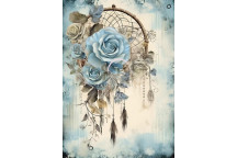 CELESTIAL ROSE DREEAMCATCH DECOUPAGE A3
