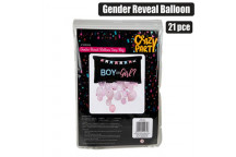 GENDER REVEAL PARTY BALLOON 21PIECE