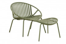 TRIESTA PLASTIC AND METAL SAGE OCCASIONAL SET