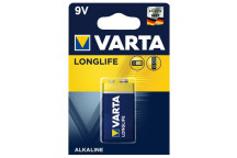 VARTA LONGLIFE BATTERY 9V 1PACK