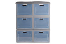 6 DRAWER STORAGE UNIT 60X35X75CM