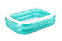 BLUE RECTANGULAR FAMILY POOL 450L 201 X 150 X 51CM