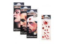 ASSORTED INJURIES TATTOO DRESS UP PARTY COSTUME
