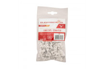 FLAT CABLE CLIP 8MM 100PIECE