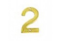 BRASS NUMERAL HOUSE NO1 75MM