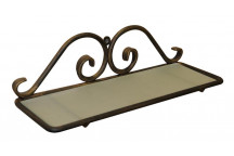 POSEIDON GOLD GLASS SHELF