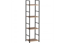 4 TIER FLAT PACK SLIM SHELVES