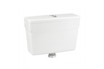 WHITE PVC ELF DUAL FLUSH CISTERN 9L