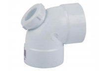 INSPECTION EYE BEND PVC WHITE 90 DEGREE 40MM SABS