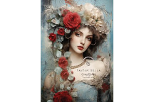 LADY ROSA DECOUPAGE A4