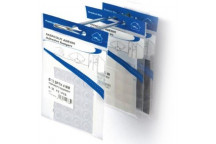 SAFETOP BUMPER  ROUND CLEAR  10X1.5MM 25PP POLYURETHANE ADHESIVE