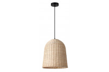 K LIGHT NATURAL RATTAN E27 PENDANT LIGHT
