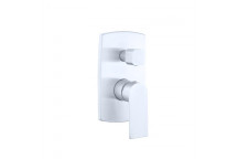 BIJIOU CLEVO CHROME CONCEALED BATH AND SHOWER MIXER WITH DIVERTER