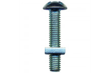 GALVANIZED BOLT GUTTER 6X12MM 50PER PACK
