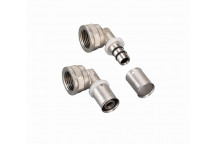 RIFENG NICKEL PLATED FEMALE ELBOW 16X1/2INCH