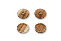 LARGE GLASS TOPPER 110X110X12MM 4PACK