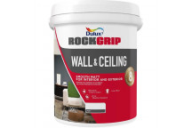 DULUX ROCKGRIP MEDIUM BASE 8 WALL AND CEILING PASTEL PVA BASEPAINT 5L