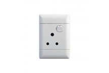 NEU HORIZONTAL SINGLE WHITE SOCKET SWITCH 50X100