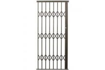 ALUGLIDE WHITE EXPANDING SECURITY GATE 1950-2150MMX2.2M