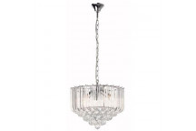 EUROLUX E14 CLEAR ACRYLIC 5LIGHT OTIS CHANDELIER