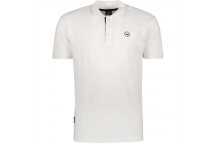 POLO PIQUE WHITE SHIRT SIZE MEDIUM