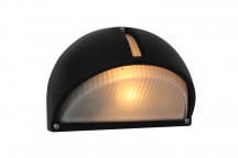 EUROLUX BLACK SMALL LEMON WEDGE BULKHEAD 165MM