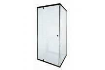 BLACK FRAMED PIVOT SHOWER DOOR