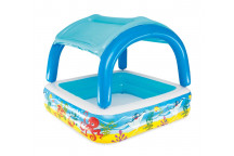 POOL SWIMMING  52192  PLAY WITH CANOPY   1.4X1.4X1.14M BESTWAY