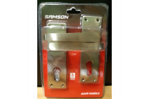 BOLTFIX VICTORIAN STRAIGHT CYLINDER LOCKSET SATIN NICKEL SAMSON.