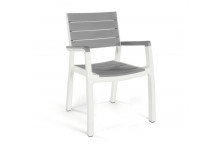 CHAIR PATIO HARMONY  17201284WHT   WHITE/GREY  KETER