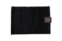 NATURALS BLACK WOVEN PLACEMATS 2PIECE