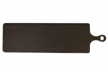 CLASSIX BLACK WOOD SERVING BOARD 69X20X1.5CM