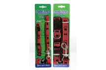 MARLTONS ASSORTED PET COLLAR AND LEAD ADJUSTABLE 15MM