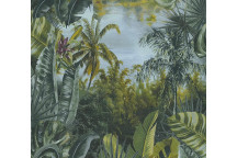 TRANQUIL JUNGLE GREEN WALLPAPER 10.05M X 0.53M
