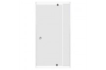 CLEAR WHITE PIVOT SHOWER DOOR